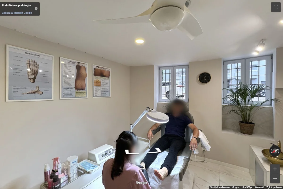 PodoSisters, gabinet podologiczny w Warszawie, realizacja Lokal360