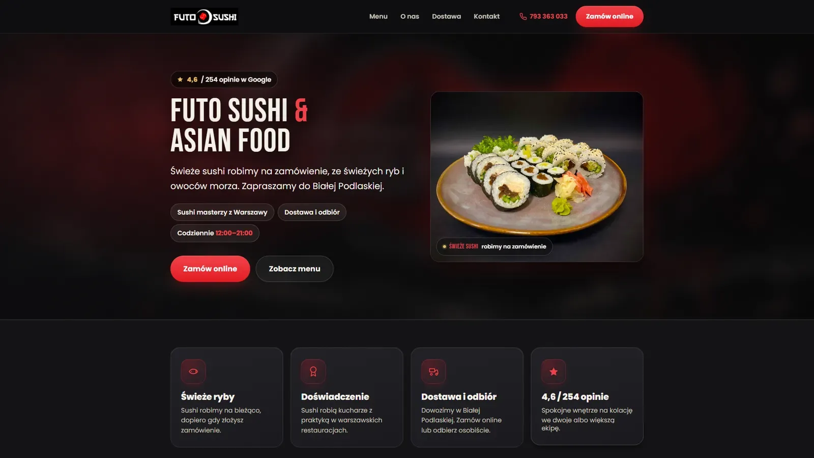 Futo Sushi & Asian Food, Restauracja sushi · Biała Podlaska