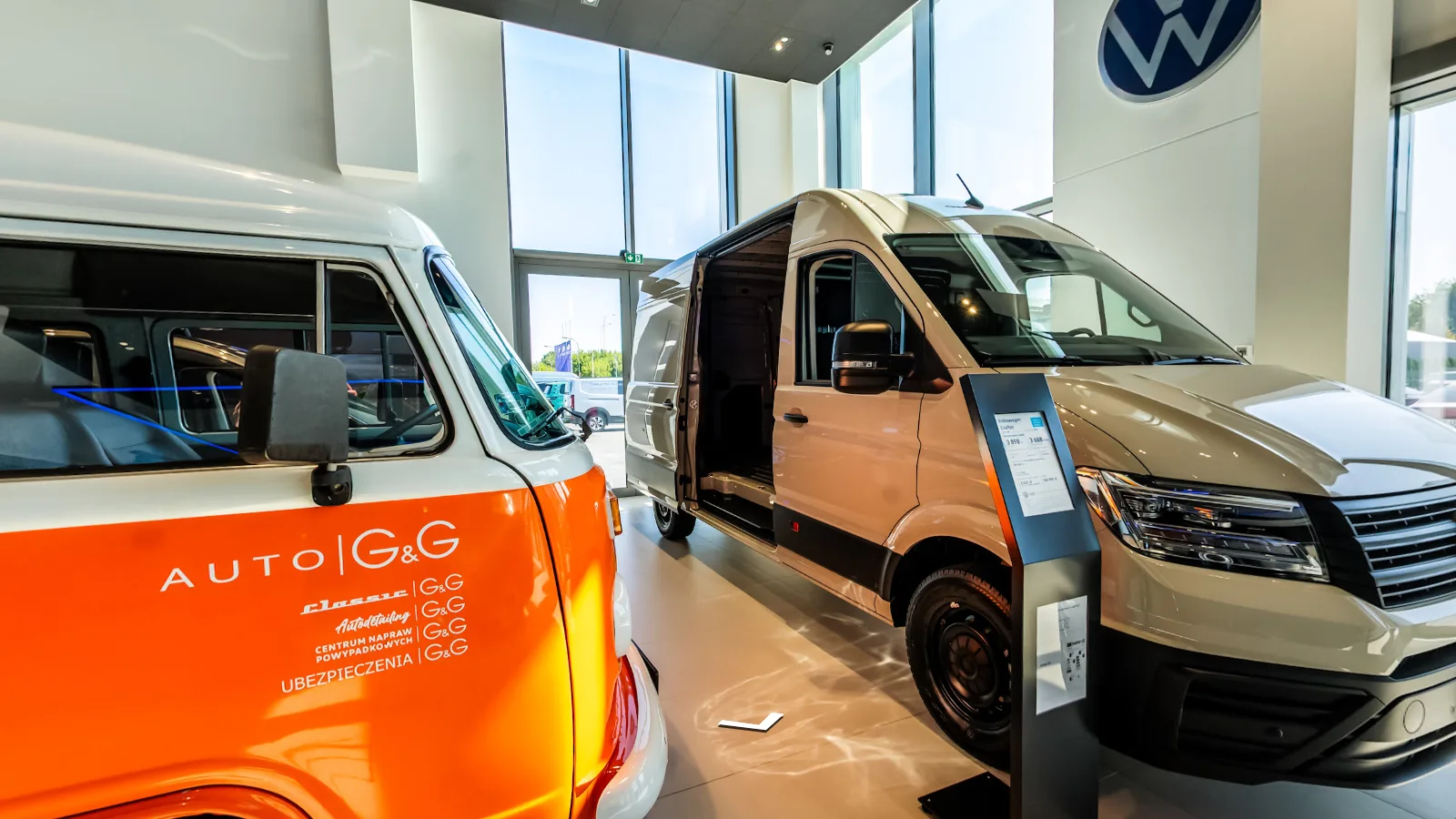 Realizacja dla Volkswagen Samochody Dostawcze G&G Auto Lublin - Salon dealerski · Świdnik k. Lublina