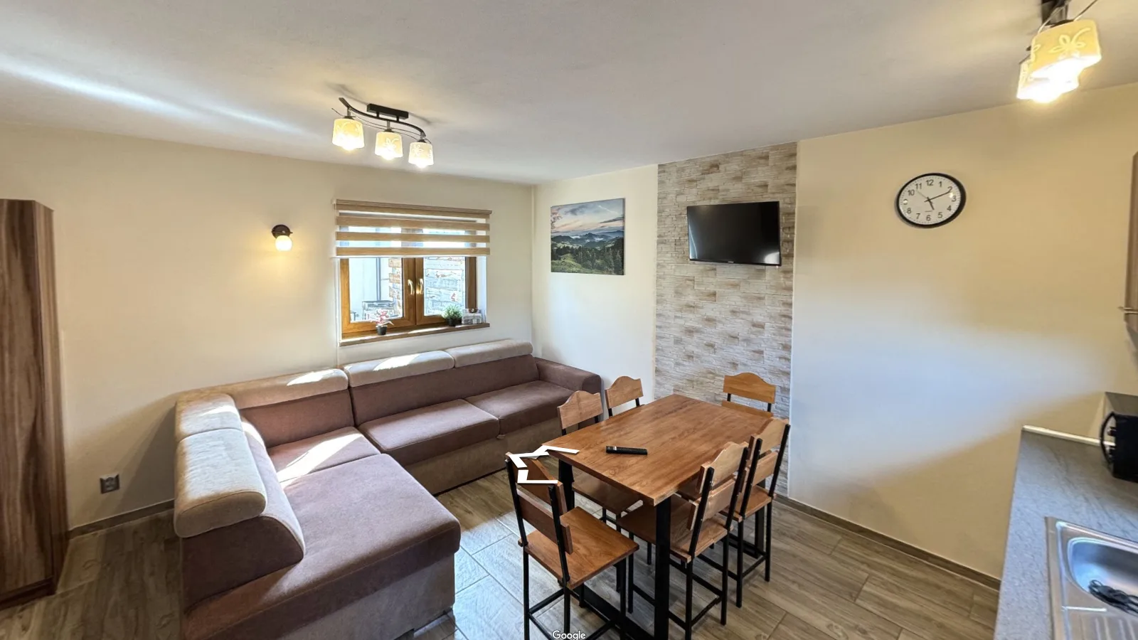 Kadr ze spaceru 360°: Zakątek pod Tatrami, Domek standard, Dębno, Podhale