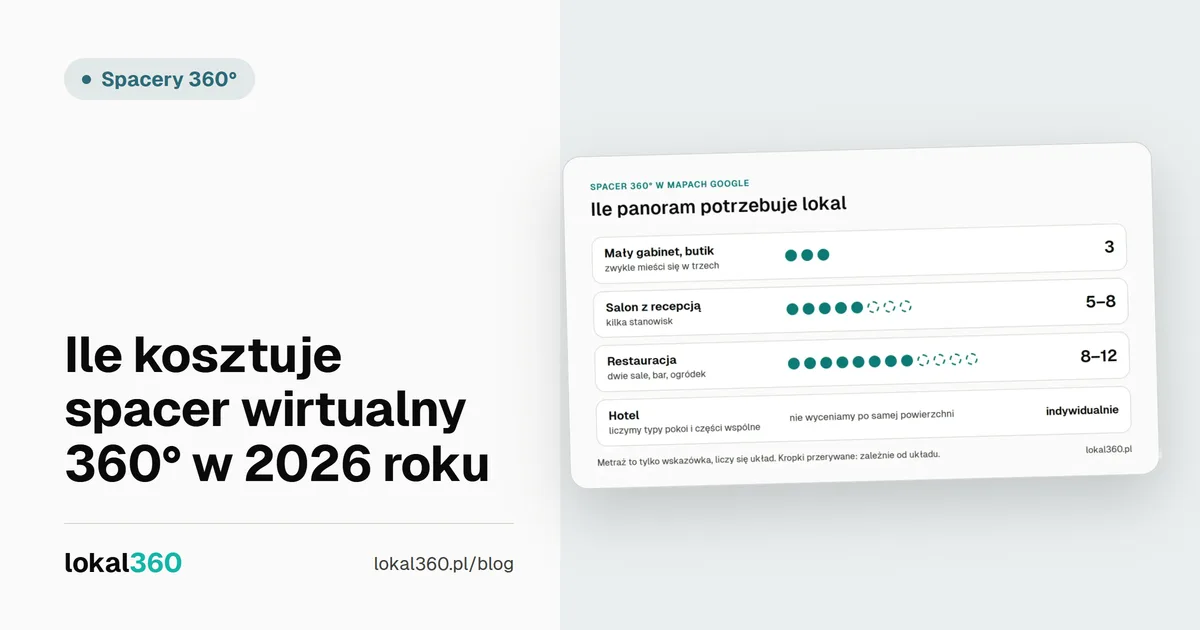 Okładka wpisu: Ile kosztuje spacer wirtualny 360° w 2026 roku