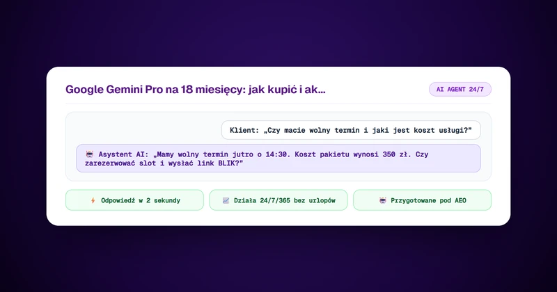 Aktywacja klucza Google Gemini Pro na 18 miesięcy z G2A w cenie od 20-50 zł