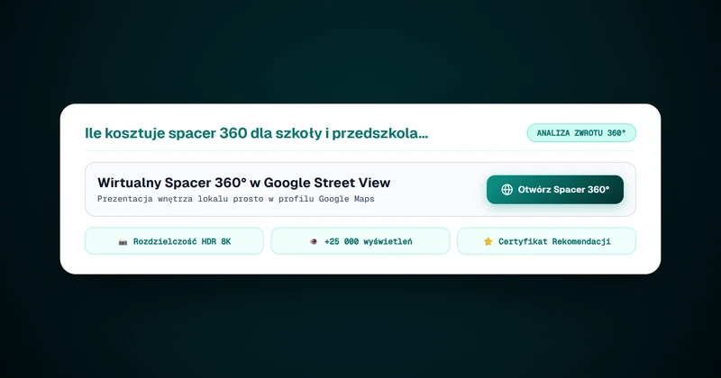 Sala przedszkolna w Starejwsi, kadr ze spaceru 360° w Mapach Google
