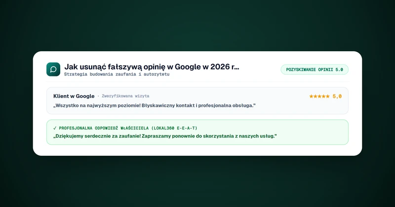 Procedura i wzory pism do usuwania fałszywych opinii w Google Maps