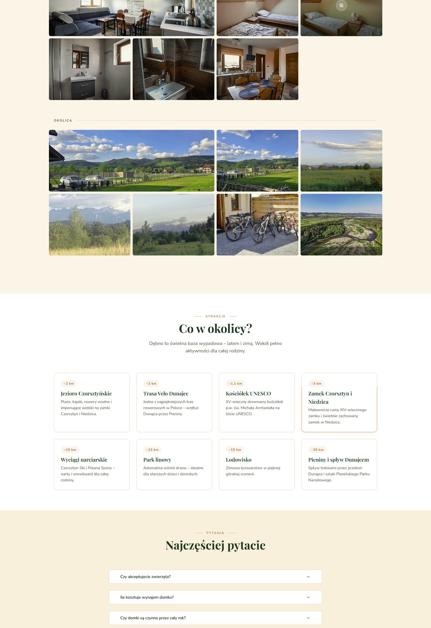 Galeria zdjęć — Zakątek pod Tatrami